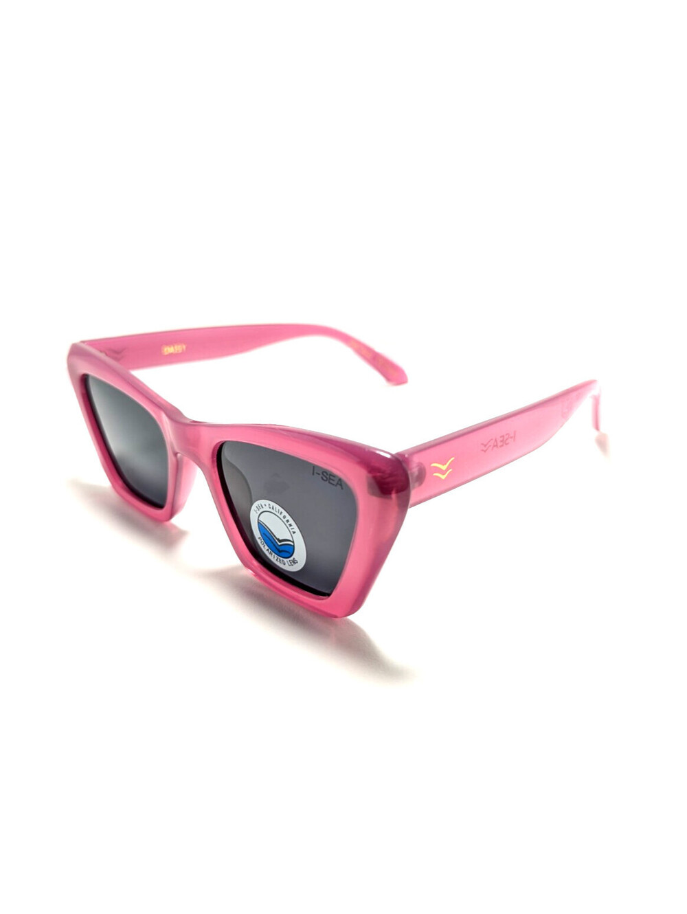 I-SEA Daisy Classic Chic Gray Polarized Pink Cat Eye Women's Fashion Sunglasses
